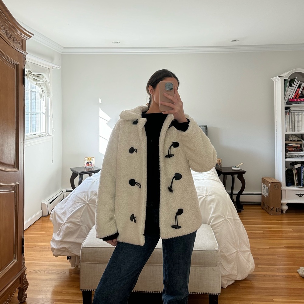 NWT A&F Toggle Coat size S
